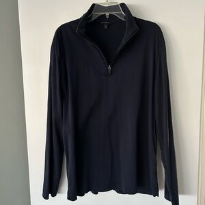 Banana Republic zipper neck, long sleeve pullover
